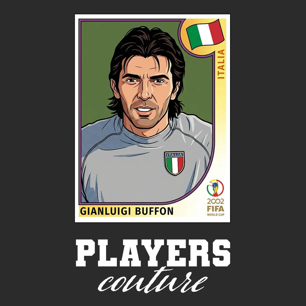Gianluigi Buffon World Cup Sticker Kids Hoodie – gianluigi buffon black Players Couture design