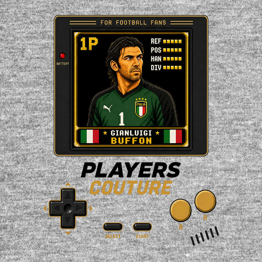 Gianluigi Buffon Legend 8-Bit Men's Hoodie - image 9
