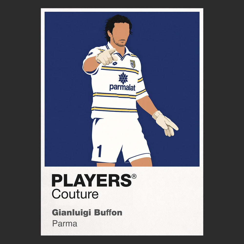 Gianluigi Buffon Parma Icon Frame artwork in black