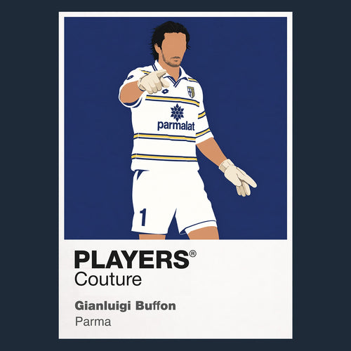 Gianluigi Buffon Parma Icon Frame artwork in navy