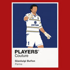 Gianluigi Buffon Parma Icon Frame artwork in red