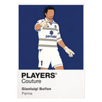 Gianluigi Buffon Parma Icon Frame artwork on white