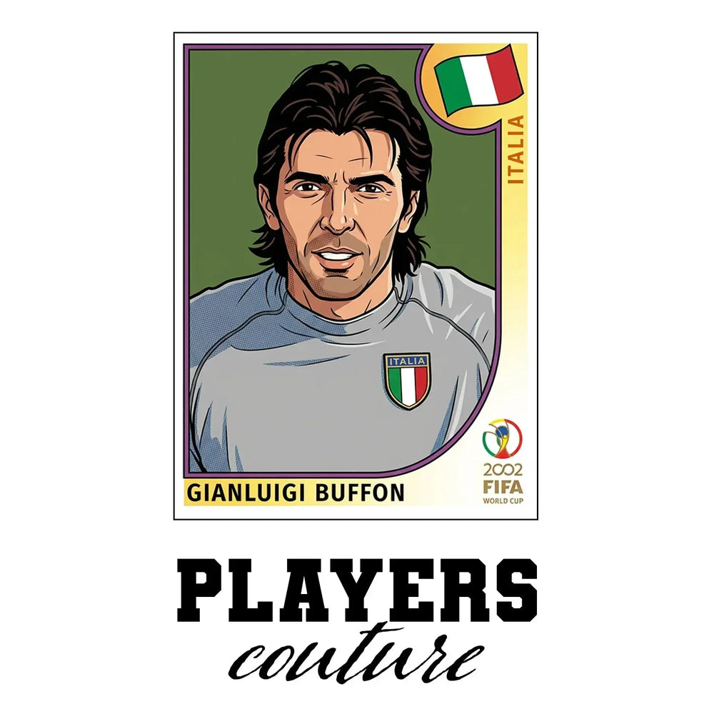 Gianluigi Buffon World Cup Sticker Kids Hoodie – gianluigi buffon white Players Couture design