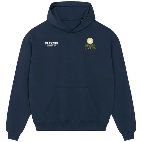 Gianni Rivera hoodie – navy men's hoodie featuring the Gianni Rivera Players Couture logo