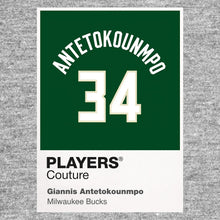 Giannis Antetokounmpo 34 Jersey Frame Men's Hoodie