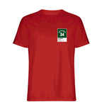 Giannis Antetokounmpo 34 t-shirt – red men's t-shirt featuring the Giannis Antetokounmpo 34 Players Couture logo
