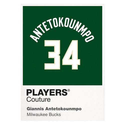 Giannis Antetokounmpo 34 Jersey Frame Men's T-Shirt – white close-up detail shot of the Giannis Antetokounmpo Players
