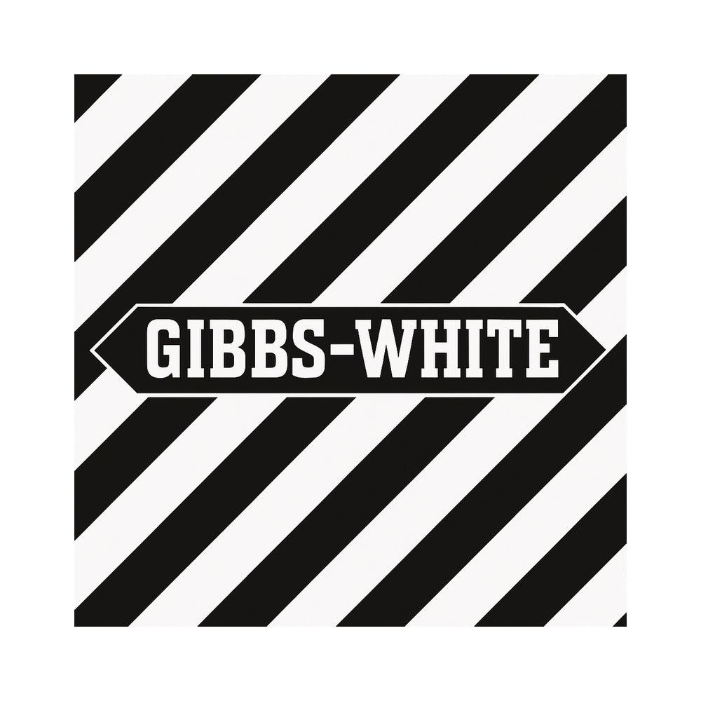 Morgan Gibbs White Logo Players Couture Mens T-Shirt