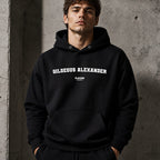 gilgeous-alexander name-print hoodie - black