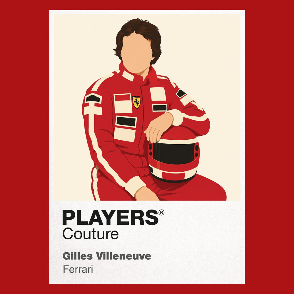 Gilles Villeneuve Formula 1 hoodie – red view