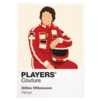 Gilles Villeneuve Formula 1 hoodie – white view