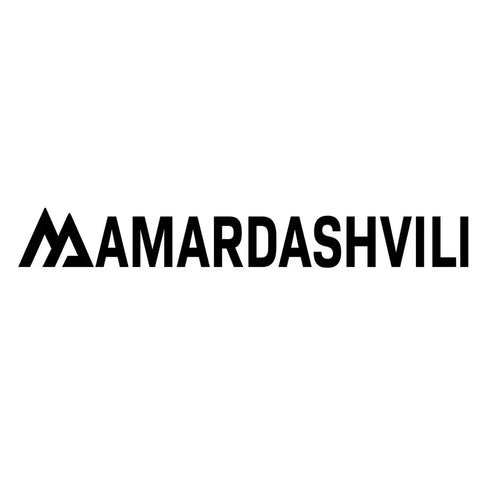 Giorgi Mamardashvili Logo Men's T-Shirt – white close-up detail shot of the Giorgi Mamardashvili Players Couture logo design
