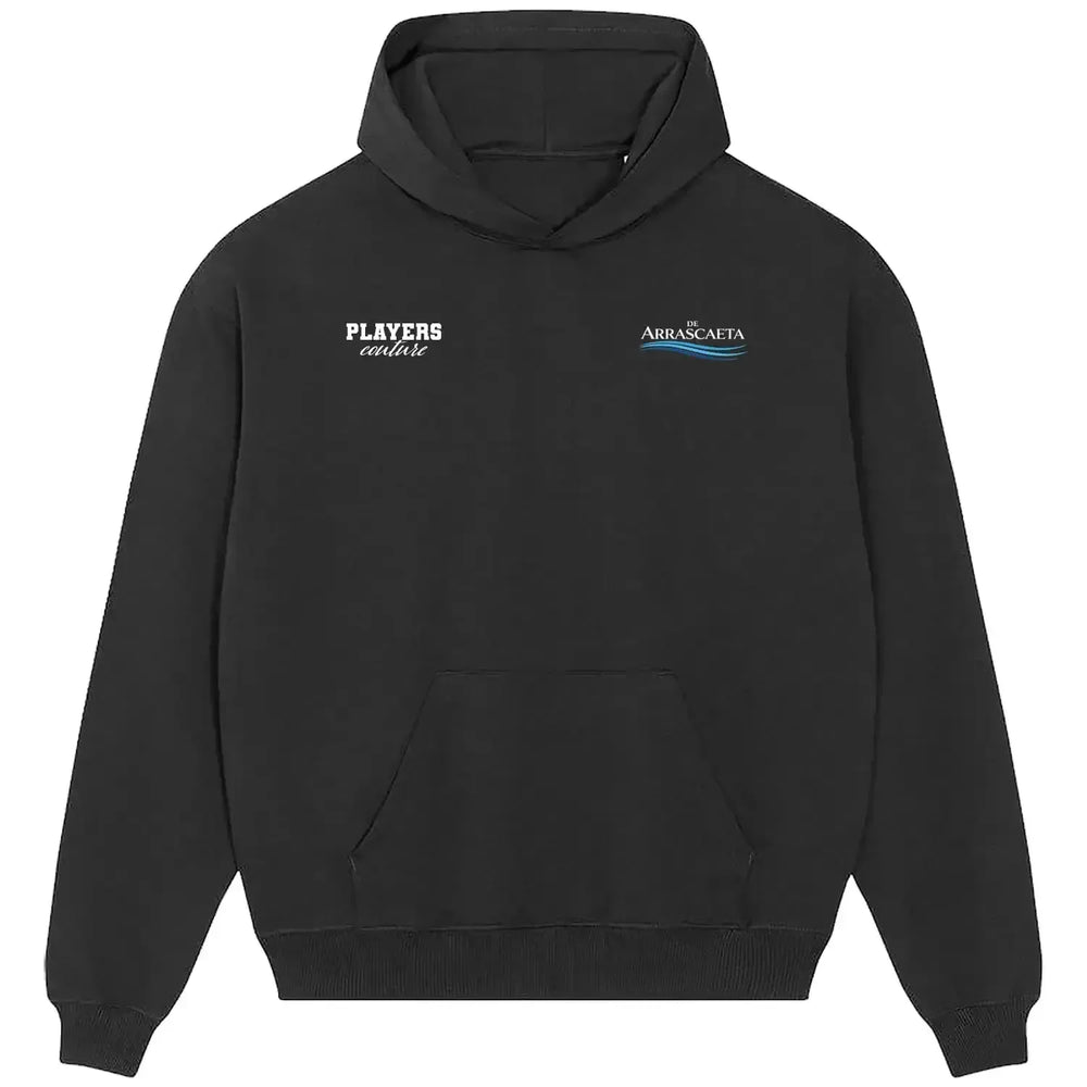 Giorgian De Arrascaeta hoodie – black men's hoodie featuring the Giorgian De Arrascaeta Players Couture logo