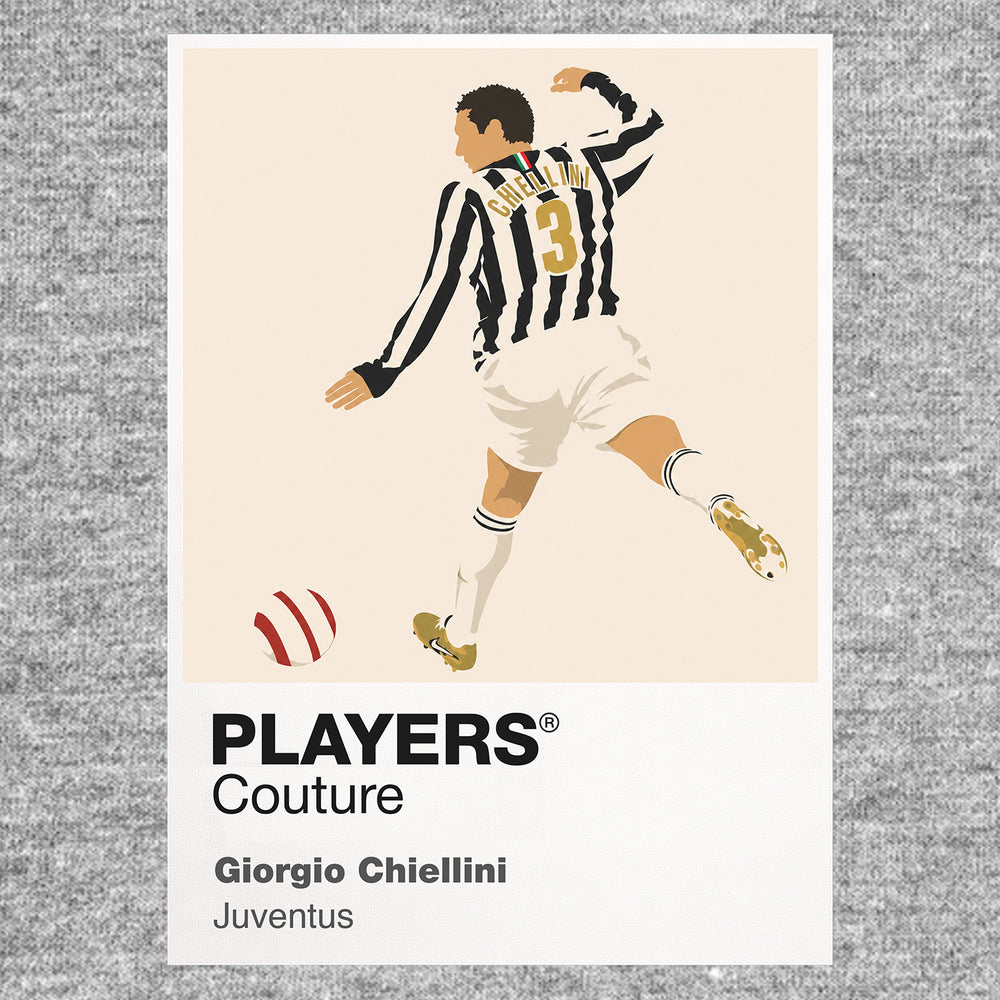 Giorgio Chiellini Juventus Icon Frame — Gray