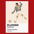 Giorgio Chiellini Juventus Icon Frame — Red