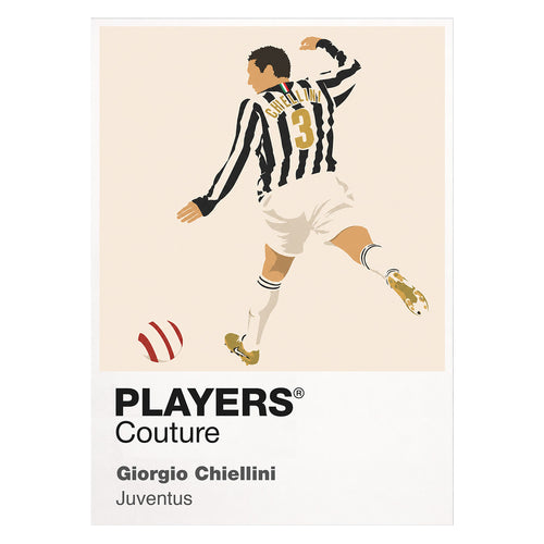 Giorgio Chiellini Juventus Icon Frame — White