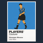 Giuseppe Meazza Inter Milan Icon Frame — Navy
