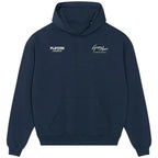 Giuseppe Meazza hoodie – navy men's hoodie featuring the Giuseppe Meazza Players Couture logo