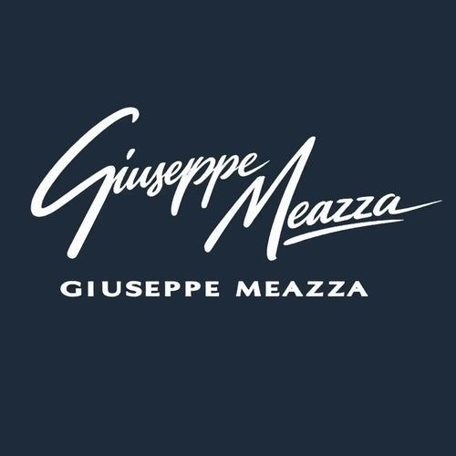 Giuseppe Meazza Logo Men's T-Shirt – navy close-up detail shot of the Giuseppe Meazza Players Couture logo design