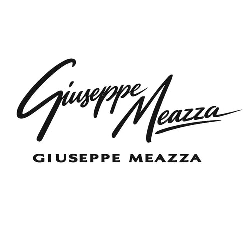 Giuseppe Meazza Logo Men's T-Shirt – white close-up detail shot of the Giuseppe Meazza Players Couture logo design