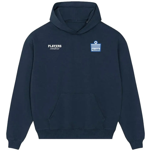 Glenn Hoddle hoodie – navy men's hoodie featuring the Glenn Hoddle Players Couture logo