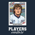 Glenn Hoddle World Cup Sticker Kids T-Shirt – glenn hoddle navy Players Couture design