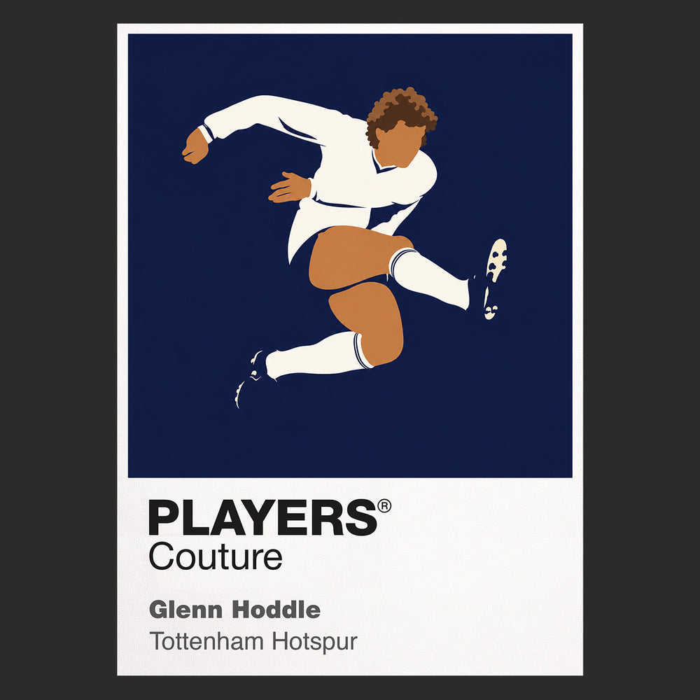 Glenn Hoddle Tottenham Hotspur Icon Frame — Black