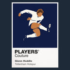 Glenn Hoddle Tottenham Hotspur Icon Frame Men's Hoodie — Navy Artwork