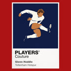 Glenn Hoddle Tottenham Hotspur Icon Frame Men's Hoodie — Red Artwork