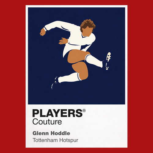 Glenn Hoddle Tottenham Hotspur Icon Frame Men's Hoodie — Red Artwork