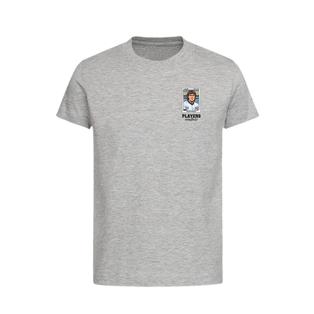 Glenn Hoddle World Cup Sticker Kids T-Shirt – glenn hoddle sticker kids grey tshirt Players Couture design