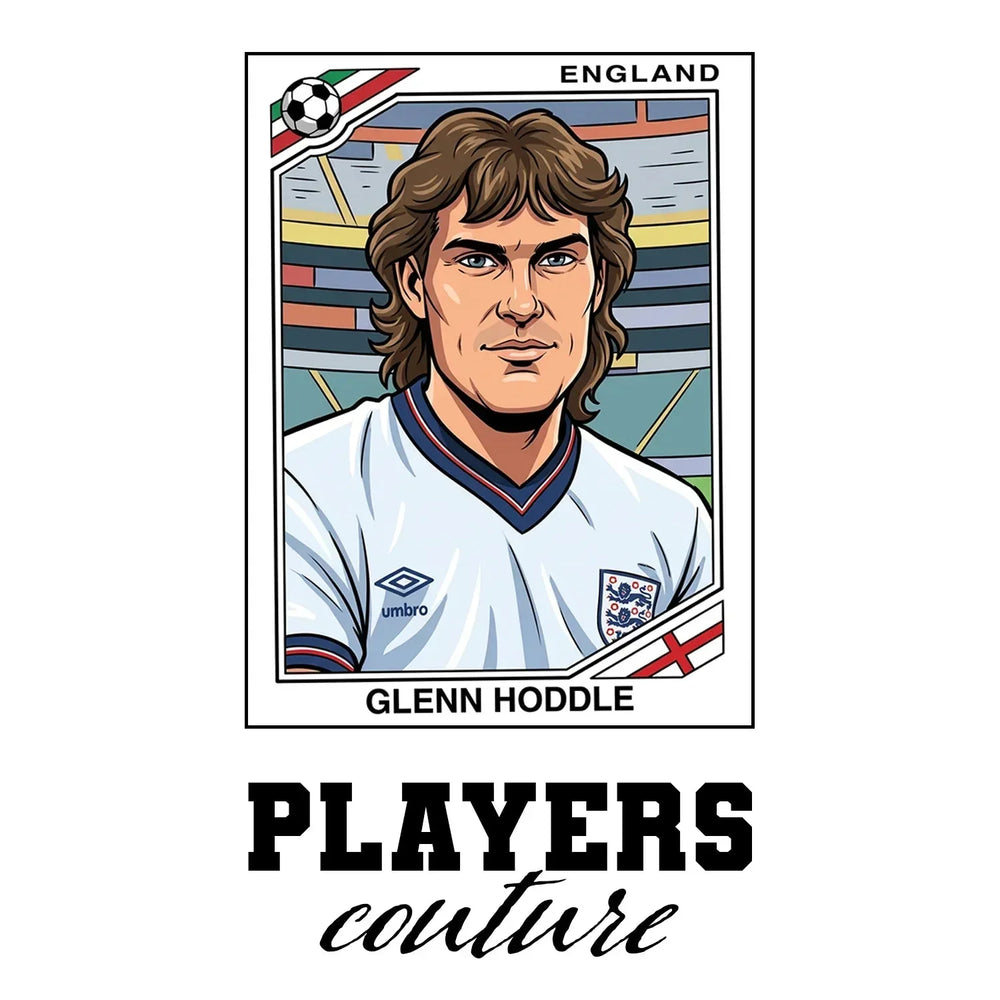 Glenn Hoddle World Cup Sticker Kids T-Shirt – glenn hoddle white Players Couture design