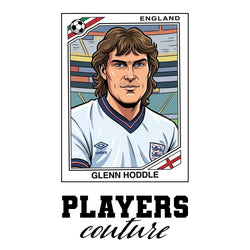 Glenn Hoddle World Cup Sticker Kids T-Shirt – glenn hoddle white Players Couture design