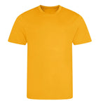 Custom Upload Your Logo Men's Sports T-Shirt – close-up detail shot of the Custom Upload Your Players Couture logo design