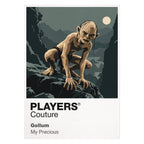 Gollum Gollum crouched over the One Ring as Sméagol and his darker self compete for control Icon Frame artwork on white