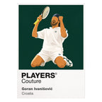 Goran Ivanisevic Tennis Icon Frame Men's T-Shirt