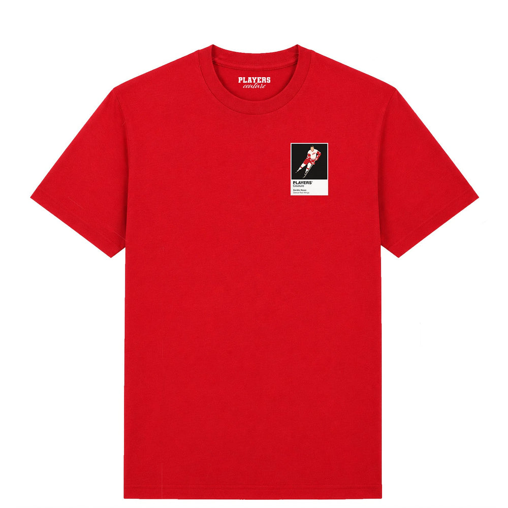 Gordie Howe Red Wings Ice Hockey Icon Frame Men's T-Shirt – image 4