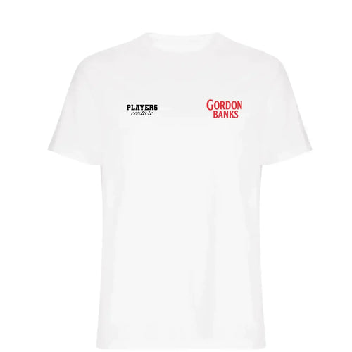 Gordon Banks t-shirt – white men's t-shirt featuring the Gordon Banks Players Couture logo