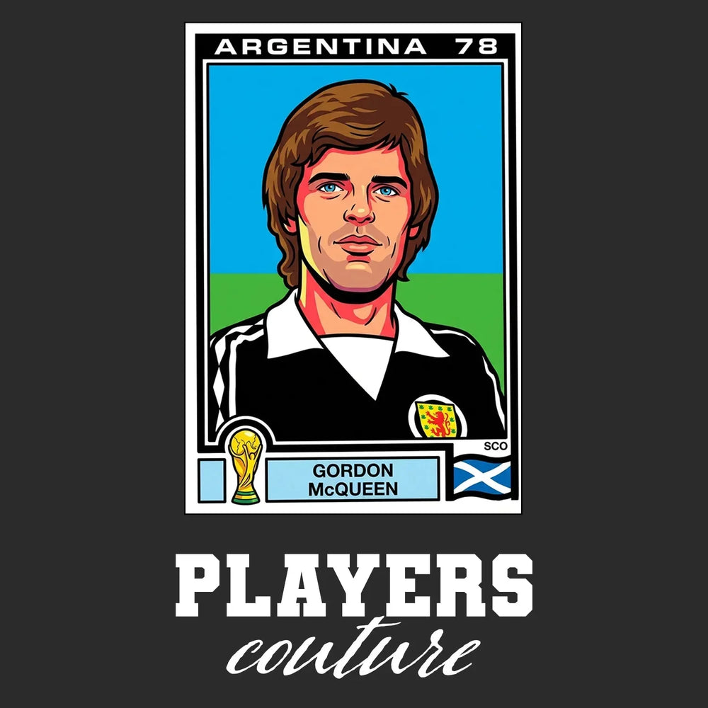 Gordon McQueen World Cup Sticker Kids Hoodie – gordon mcqueen black Players Couture design