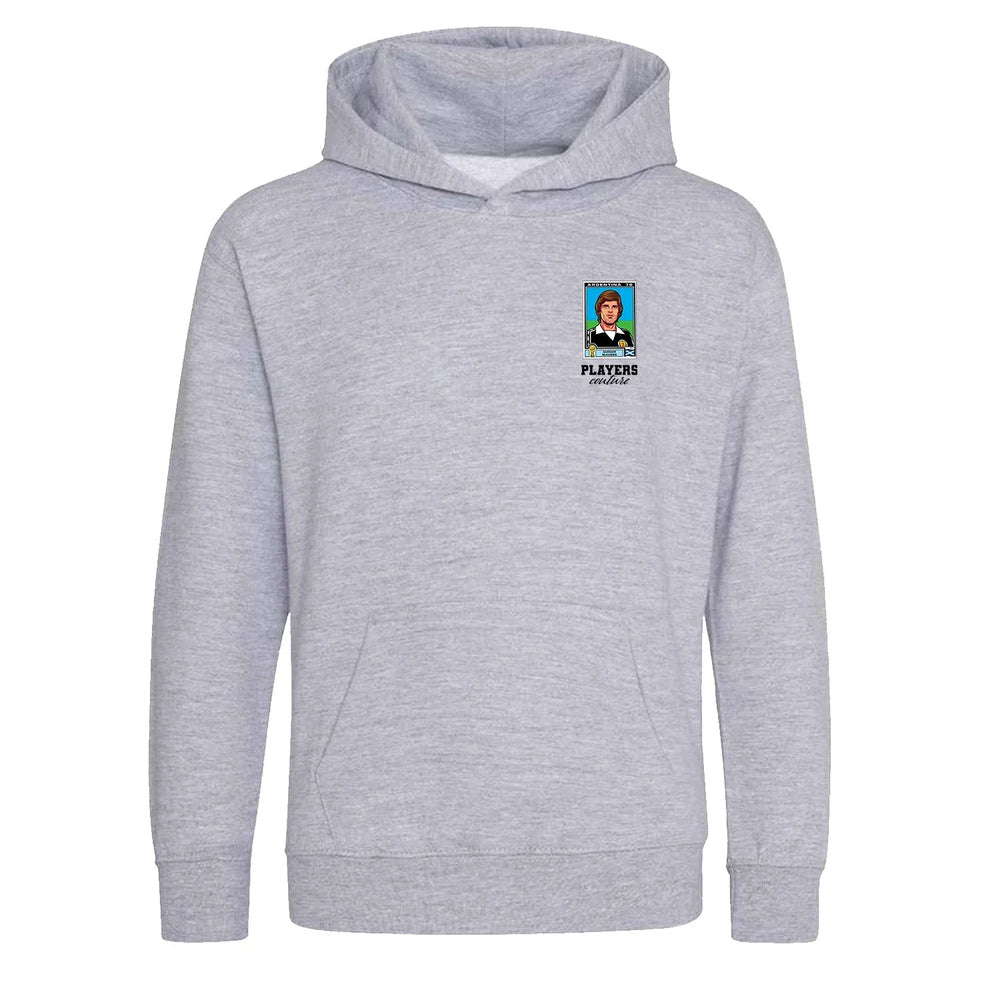 Gordon McQueen World Cup Sticker Kids Hoodie – gordon mcqueen sticker kids grey hoodie Players Couture design