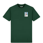 Gordon Richards horse racing T-shirt – mens forest green tshirt view