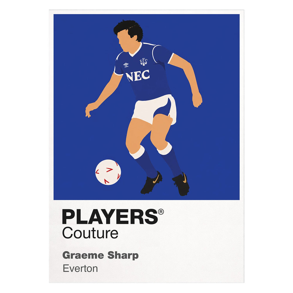 Graeme Sharp Everton Men's T-Shirt - White