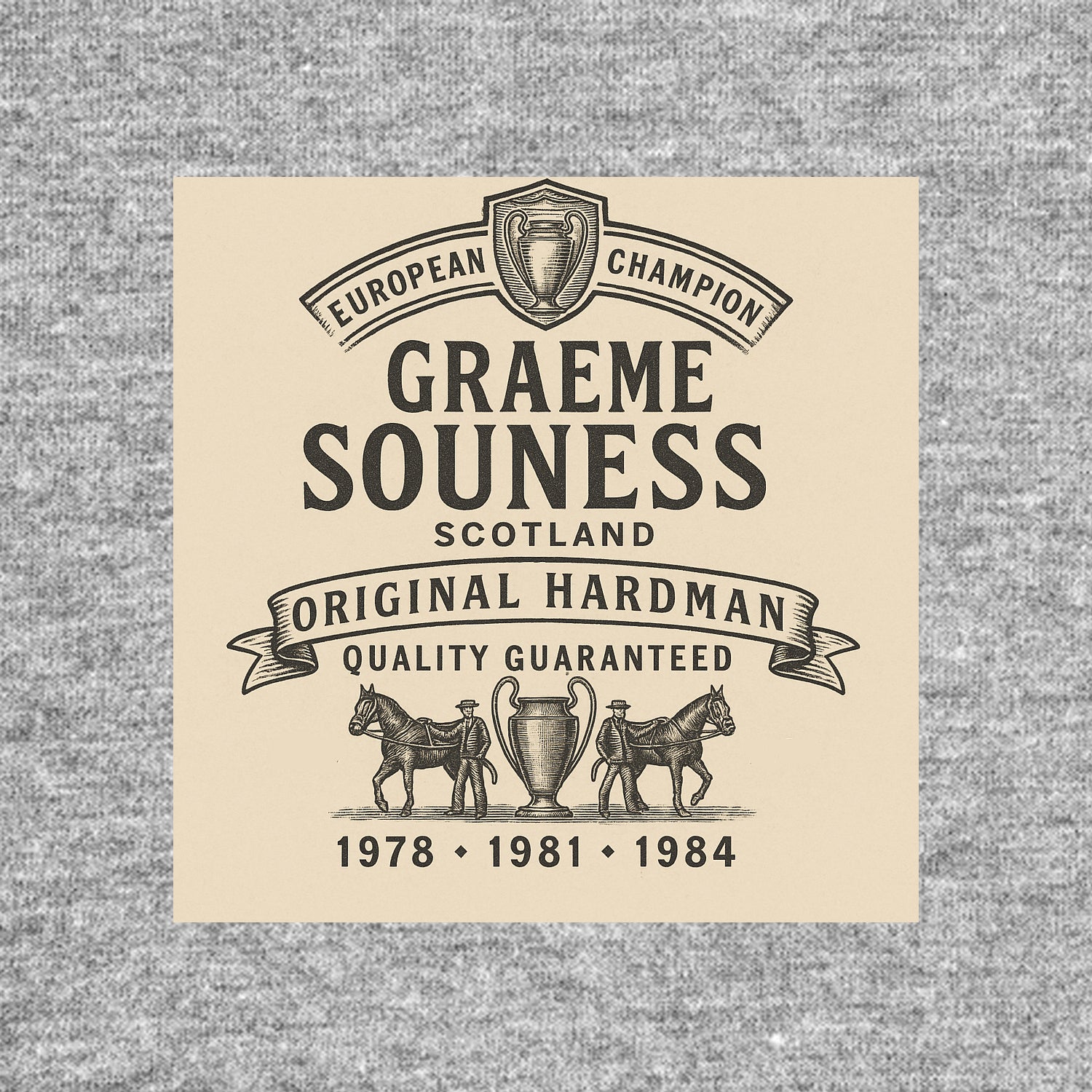Graeme Souness Logo Players Couture Mens T-Shirt
