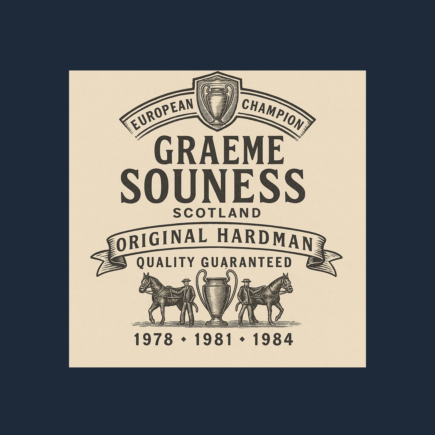 Graeme Souness Logo Players Couture Mens T-Shirt