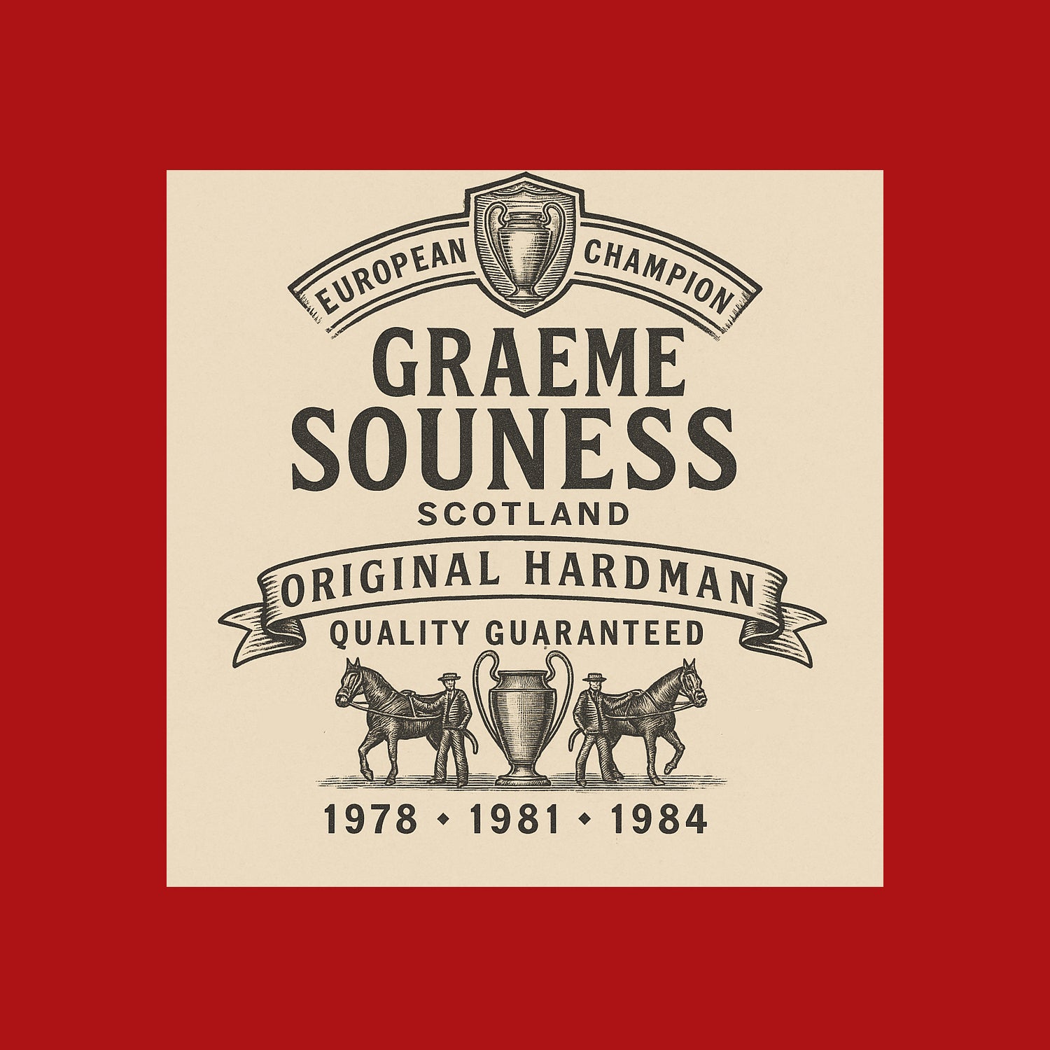 Graeme Souness Logo Players Couture Mens T-Shirt
