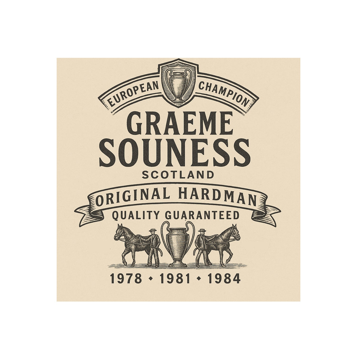 Graeme Souness Logo Players Couture Mens T-Shirt