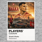 Granit Xhaka Switzerland Atlas Frame artwork by Players Couture