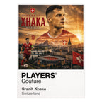 Granit Xhaka Switzerland Atlas Frame artwork by Players Couture