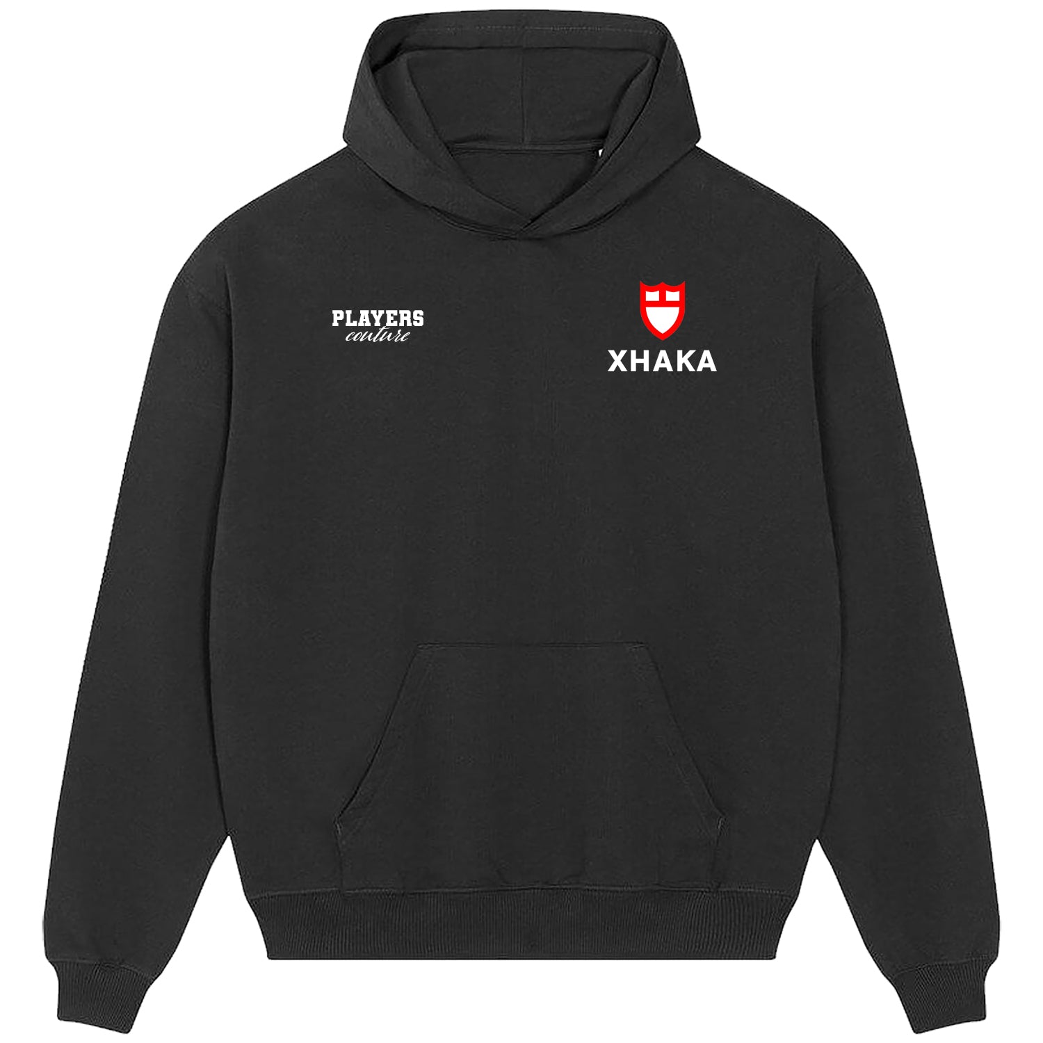 Granit Xhaka Logo Players Couture Men's Casual Hoodie Black