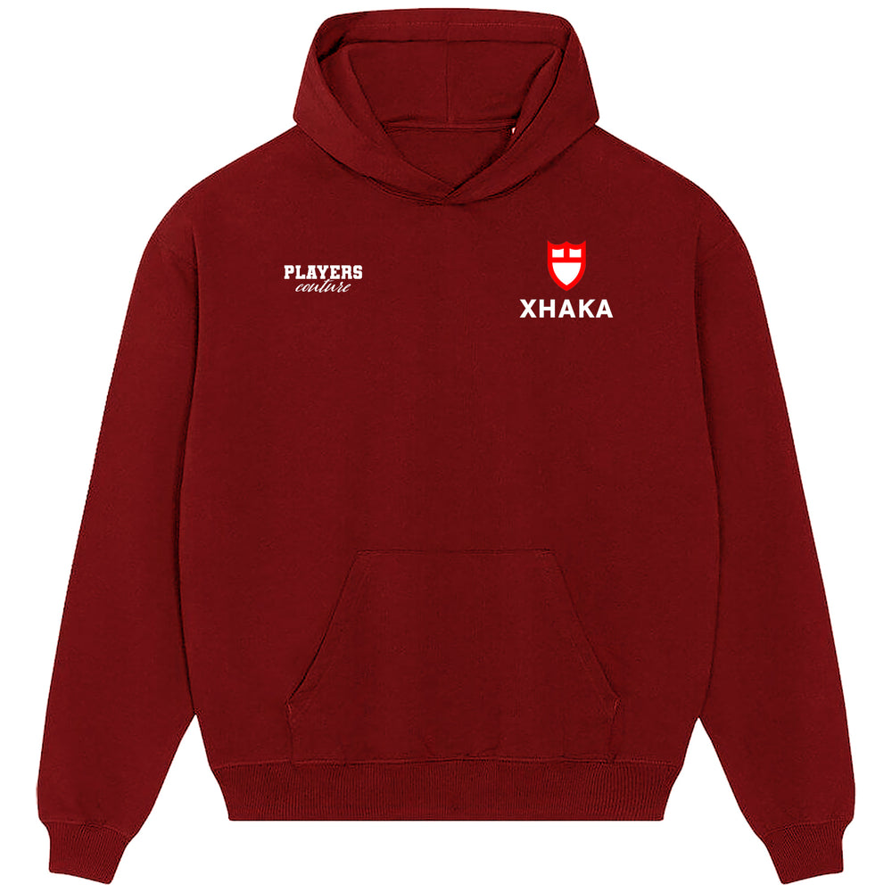 Granit Xhaka Logo Players Couture Men's Casual Hoodie Red